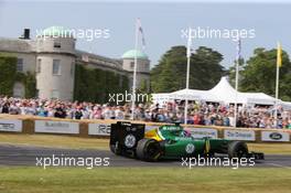 Alexander Rossi (USA) Caterham CT03 Test Driver. 12.07.2013. Goodwood Festival of Speed, Goodwood, England.