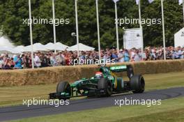 Alexander Rossi (USA) Caterham Test Driver. 12.07.2013. Goodwood Festival of Speed, Goodwood, England.