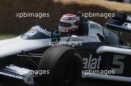 Nelson Piquet (BRA) in his 1983 Brabham BT52. 13.07.2013. Goodwood Festival of Speed, Goodwood, England.