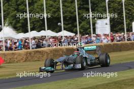 Brendon Hartley (NZL) Mercedes AMG F1 Test Driver. 12.07.2013. Goodwood Festival of Speed, Goodwood, England.