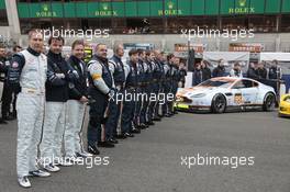 #95 Aston Martin Racing Aston Martin Vantage GTE: Allan Simonsen, Kristian Poulsen, Christoffer Nygaard,  22.06.2013. Le Mans 24 Hour, Race, Le Mans, France.
