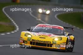 Phillippe Dumas (FRA) / Manuel Rodrigues (FRA) / Cooper Macneil (USA) Larbre Competition Chevrolet Corvette C6-ZR1. 22.06.2013. Le Mans 24 Hours Race, Le Mans, France, Saturday.
