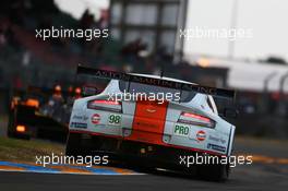 Bill Auberlen (USA) / Paul Dalla Lana (CDN) /  Pedro Lamy (POR) Aston Martin Vantage V8. 22.06.2013. Le Mans 24 Hours Race, Le Mans, France, Saturday.