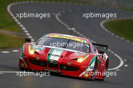 Giancarlo Fisichella (ITA) / Gianmaria Bruni (ITA) / Matteo Malucelli (ITA) AF Corse, Ferrari F458 Italia. 22.06.2013. Le Mans 24 Hours Race, Le Mans, France, Saturday.