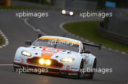 Roald Goethe (GER) / Stuart Hall (GBR) / Jamie Campbell-Walter (GBR) Aston Martin Vantage V8. 22.06.2013. Le Mans 24 Hours Race, Le Mans, France, Saturday.