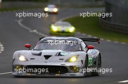 Ryan Dalziel (GBR) / Dominik Farnbacher (GER) / Marc Goossens (BEL) SRT Motorsports Viper GTS-R. 22.06.2013. Le Mans 24 Hours Race, Le Mans, France, Saturday.