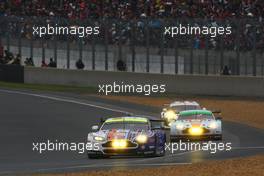 Peter Dumbreck (GBR), Stefan Mücke (GER), Darren Turner (GBR), Aston Martin Racing, Aston Martin Vantage V8  GTE-PRO 22.06.2013. Le Mans 24 Hours Race, Le Mans, France, Saturday.
