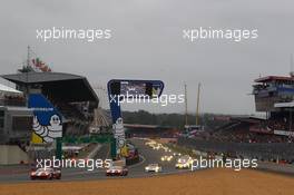 The Start 22.06.2013. Le Mans 24 Hours Race, Le Mans, France, Saturday.