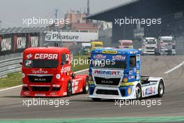 13.07.2013 Nürburgring, Germany, Antonio Albacete (ESP), MAN, Equipo Cepsa and Rene Reinert (GER), MAN, Reinert Racing, Round 5