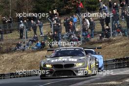 Uwe Alzen, Philipp Wlazik, Alexander Margaritis, Uwe Alzen Automotive, BMW Z4 GT3 12-13.04.2013. VLN DMV 4-Stunden-Rennen, Round 2, Nurburgring, Germany.