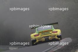 Jochen Krumbach, Romain Dumas, Timo Bernhard, Manthey-Racing, Porsche 911 GT3 RSR 26-27.04.2013. VLN ADAC ACAS H&R-Cup, Round 3, Nurburgring, Germany.