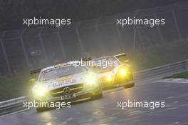 Sven Hannawald, Thorsten Drewes, Lance David Arnold ROWE RACING Mercedes-Benz SLS AMG GT3 26-27.04.2013. VLN ADAC ACAS H&R-Cup, Round 3, Nurburgring, Germany.