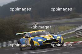 Stefan Mücke, Darren Turner, Aston Martin Racing, Aston Martin Vantage V12 GT3 26-27.04.2013. VLN ADAC ACAS H&R-Cup, Round 3, Nurburgring, Germany.