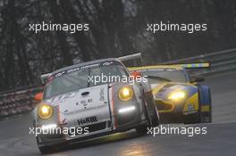 Adam Osieka, Manuel Lauck, GetSpeed, Porsche 911 GT3 Cup 26-27.04.2013. VLN ADAC ACAS H&R-Cup, Round 3, Nurburgring, Germany.