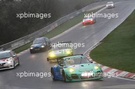 Peter Dumbreck, Wolf Henzler, Falken Motorsport, Porsche 911 GT3 R 26-27.04.2013. VLN ADAC ACAS H&R-Cup, Round 3, Nurburgring, Germany.