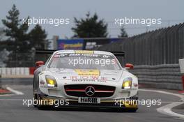 Michael Zehe, Marko Hartung, Mark Bullitt, Reinhold Renger, ROWE RACING, Mercedes-Benz SLS AMG GT3 26-27.04.2013. VLN ADAC ACAS H&R-Cup, Round 3, Nurburgring, Germany.