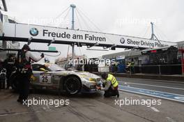 Yelmer Buurman, Dominik Schwager, Andrea Piccini, BMW Sports Trophy Team Marc VDS, BMW Z4 GT3 26-27.04.2013. VLN ADAC ACAS H&R-Cup, Round 3, Nurburgring, Germany.