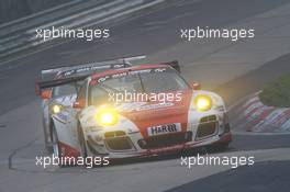 Klaus Abbelen, Sabine Schmitz, Patrick Huisman, Patrick Pilet, Frikadelli Racing Team, Porsche 911 GT3 R 26-27.04.2013. VLN ADAC ACAS H&R-Cup, Round 3, Nurburgring, Germany.