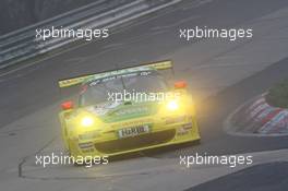 Jochen Krumbach, Romain Dumas, Timo Bernhard, Manthey-Racing, Porsche 911 GT3 RSR 26-27.04.2013. VLN ADAC ACAS H&R-Cup, Round 3, Nurburgring, Germany.