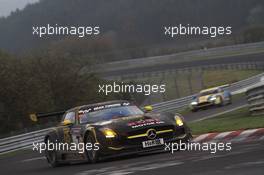 Thomas Jäger, Klaus Graf, Kenneth Heyer, Nico Bastian, ROWE RACING, Mercedes-Benz SLS AMG GT3 26-27.04.2013. VLN ADAC ACAS H&R-Cup, Round 3, Nurburgring, Germany.