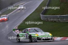 Michael Illbruck, Richard Lietz, Pinta Team Manthey, Porsche 911 GT3 R 26-27.04.2013. VLN ADAC ACAS H&R-Cup, Round 3, Nurburgring, Germany.