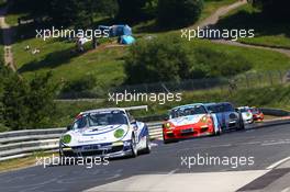 Christian Menzel, Wolfang Kohler, Manthey Racing, Porsche 911 GT3 Cup 20.07.2013. VLN ADAC Reinoldus-Langstreckenrennen, Round 5, Nurburgring, Germany.