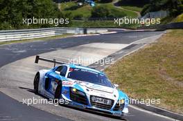 Johannes Stuck, Ferdinand Stuck, Frak Stippler Phoenix-Racing, Audi R8 LMS ultra,  20.07.2013. VLN ADAC Reinoldus-Langstreckenrennen, Round 5, Nurburgring, Germany.