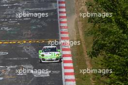 Michael Illbruck, Robert Renauer, Pinta Team Manthey, Porsche 911 GT3 R 20.07.2013. VLN ADAC Reinoldus-Langstreckenrennen, Round 5, Nurburgring, Germany.