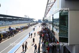 Pitlane 20.07.2013. VLN ADAC Reinoldus-Langstreckenrennen, Round 5, Nurburgring, Germany.