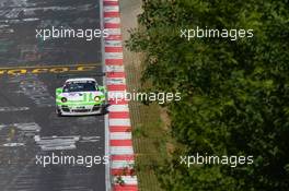 Michael Illbruck, Robert Renauer, Pinta Team Manthey, Porsche 911 GT3 R 20.07.2013. VLN ADAC Reinoldus-Langstreckenrennen, Round 5, Nurburgring, Germany.