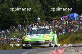 Michael Illbruck, Robert Renauer, Pinta Team Manthey, Porsche 911 GT3 R 20.07.2013. VLN ADAC Reinoldus-Langstreckenrennen, Round 5, Nurburgring, Germany.