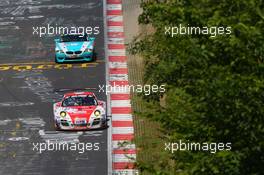 Patrick Pilet, Patrick Huisman, Klaus Abbelen, Frikadelli Racing Team, Porsche 911 GT3 R 20.07.2013. VLN ADAC Reinoldus-Langstreckenrennen, Round 5, Nurburgring, Germany.