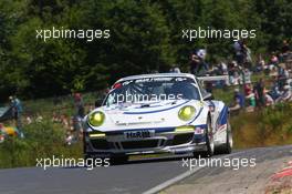 Christian Menzel, Wolfang Kohler, Manthey Racing, Porsche 911 GT3 Cup 20.07.2013. VLN ADAC Reinoldus-Langstreckenrennen, Round 5, Nurburgring, Germany.