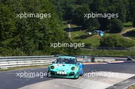 Peter Dumbreck, Martin Ragginger, Falken Motorsports, Porsche 911 GT3 R 20.07.2013. VLN ADAC Reinoldus-Langstreckenrennen, Round 5, Nurburgring, Germany.