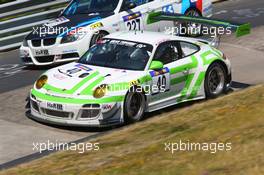 Michael Illbruck, Robert Renauer, Pinta Team Manthey, Porsche 911 GT3 R 20.07.2013. VLN ADAC Reinoldus-Langstreckenrennen, Round 5, Nurburgring, Germany.