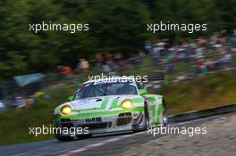 Michael Illbruck, Robert Renauer, Pinta Team Manthey, Porsche 911 GT3 R 20.07.2013. VLN ADAC Reinoldus-Langstreckenrennen, Round 5, Nurburgring, Germany.