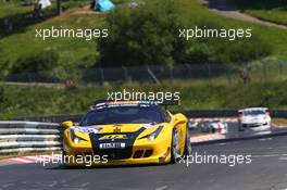 Christian Kohlhaase, Carsten Struwe, Mike Järger, GT Corse, Ferrari F458 20.07.2013. VLN ADAC Reinoldus-Langstreckenrennen, Round 5, Nurburgring, Germany.