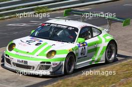 Michael Illbruck, Robert Renauer, Pinta Team Manthey, Porsche 911 GT3 R 20.07.2013. VLN ADAC Reinoldus-Langstreckenrennen, Round 5, Nurburgring, Germany.