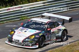 Jochen Krumbach, Georg Weiss, Michael Jacobs, Oliver Kainz, Wochenspiegel Team Manthey, Porsche 911 GT3 RSR 20.07.2013. VLN ADAC Reinoldus-Langstreckenrennen, Round 5, Nurburgring, Germany.