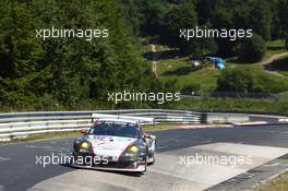 Jochen Krumbach, Georg Weiss, Michael Jacobs, Oliver Kainz, Wochenspiegel Team Manthey, Porsche 911 GT3 RSR 20.07.2013. VLN ADAC Reinoldus-Langstreckenrennen, Round 5, Nurburgring, Germany.