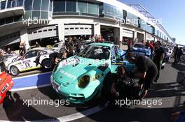 Peter Dumbreck, Martin Ragginger, Falken Motorsport, Porsche 911 GT3 R 20.07.2013. VLN ADAC Reinoldus-Langstreckenrennen, Round 5, Nurburgring, Germany.