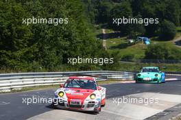 Patrick Pilet, Patrick Huisman, Klaus Abbelen, Frikadelli Racing Team, Porsche 911 GT3 R 20.07.2013. VLN ADAC Reinoldus-Langstreckenrennen, Round 5, Nurburgring, Germany.