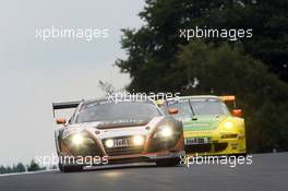 Frank Stippler, Marc Basseng, Roman Rusinov, PHOENIX RACING, Audi R8 LMS ultra 24.08.2013. LN ADAC Ruhr-Pokal-Rennen, Round 6, Nurburgring, Germany.