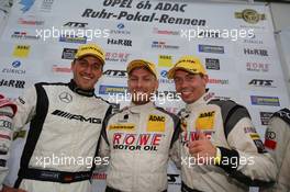 Jan Seyffarth, Nico Bastian, Lance David Arnold, ROWE RACING, Mercedes-Benz SLS AMG GT3 24.08.2013. LN ADAC Ruhr-Pokal-Rennen, Round 6, Nurburgring, Germany.