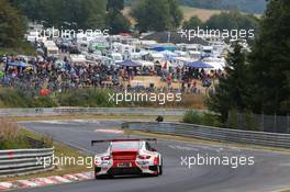 Klaus Abbelen, Sabine Schmitz, Patrick Huisman, Patrick Pilet, Frikadelli Racing, Porsche 911 GT3 R 24.08.2013. LN ADAC Ruhr-Pokal-Rennen, Round 6, Nurburgring, Germany.