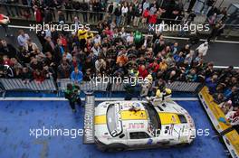 Jan Seyffarth, Nico Bastian, Lance David Arnold, ROWE RACING, Mercedes-Benz SLS AMG GT3 24.08.2013. LN ADAC Ruhr-Pokal-Rennen, Round 6, Nurburgring, Germany.