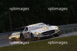 Jan Seyffarth, Nico Bastian, Lance David Arnold, ROWE RACING, Mercedes-Benz SLS AMG GT3 24.08.2013. LN ADAC Ruhr-Pokal-Rennen, Round 6, Nurburgring, Germany.