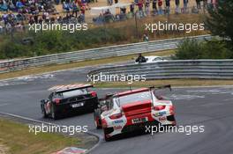 Klaus Abbelen, Sabine Schmitz, Patrick Huisman, Patrick Pilet, Frikadelli Racing, Porsche 911 GT3 R 24.08.2013. LN ADAC Ruhr-Pokal-Rennen, Round 6, Nurburgring, Germany.