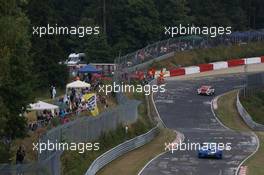 Peter Dumbreck, Martin Ragginger, Sebastian Asch, Falken Motorsports, Porsche 911 GT3 R 24.08.2013. LN ADAC Ruhr-Pokal-Rennen, Round 6, Nurburgring, Germany.