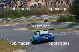 Peter Dumbreck, Martin Ragginger, Sebastian Asch, Falken Motorsports, Porsche 911 GT3 R 24.08.2013. LN ADAC Ruhr-Pokal-Rennen, Round 6, Nurburgring, Germany.